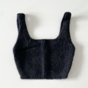 Babaton Fuzzy Sculpt Knit Tank
